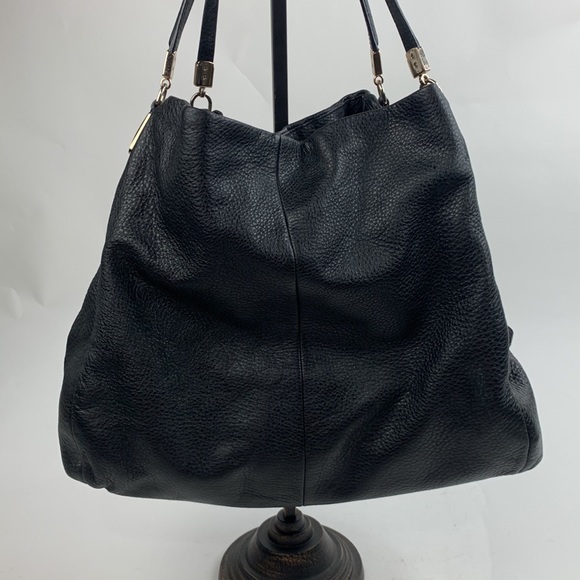 Coach Madison Phoebe Black leather Shoulder bag Gold Hardware 3 compartments - Picture 4 of 15